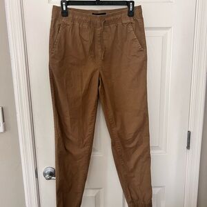 AÉROPOSTALE stretch joggers light brown